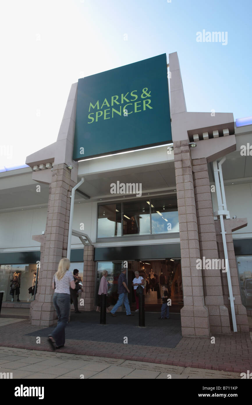 Marks And Spencer Teesside Shopping Park Stock Photo Alamy