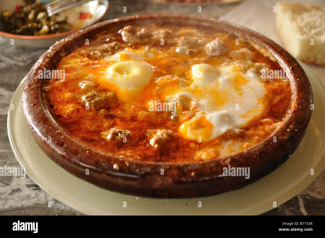 Tajine Dish In Moroccan Restaurant Stock Photo Alamy