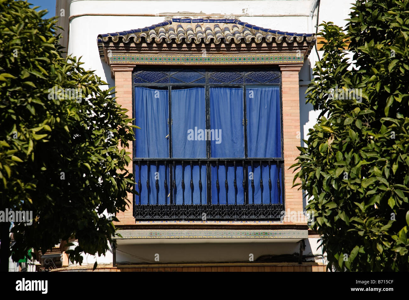 casa tipica de utrera sevilla andalucia españa Typical house in Utrera sevilla andalusia spain Stock Photo
