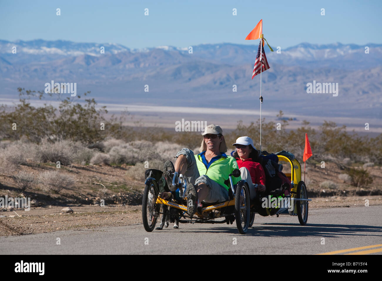 Recumbent and bike and horizontal hires stock photography and images