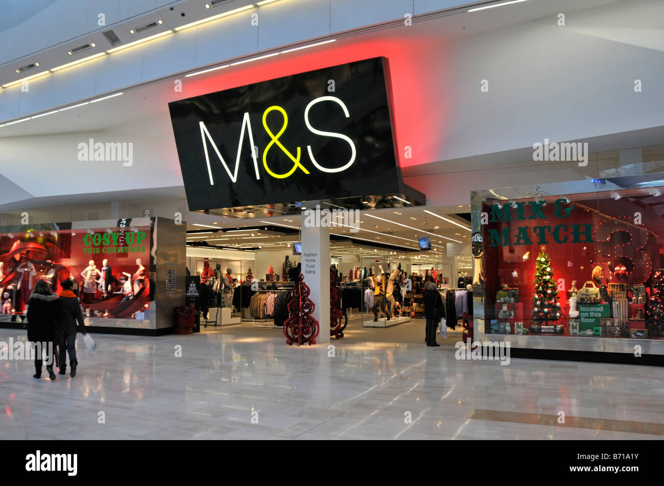 Marks and Spencer store in the Westfield shopping centre Shepherds Bush