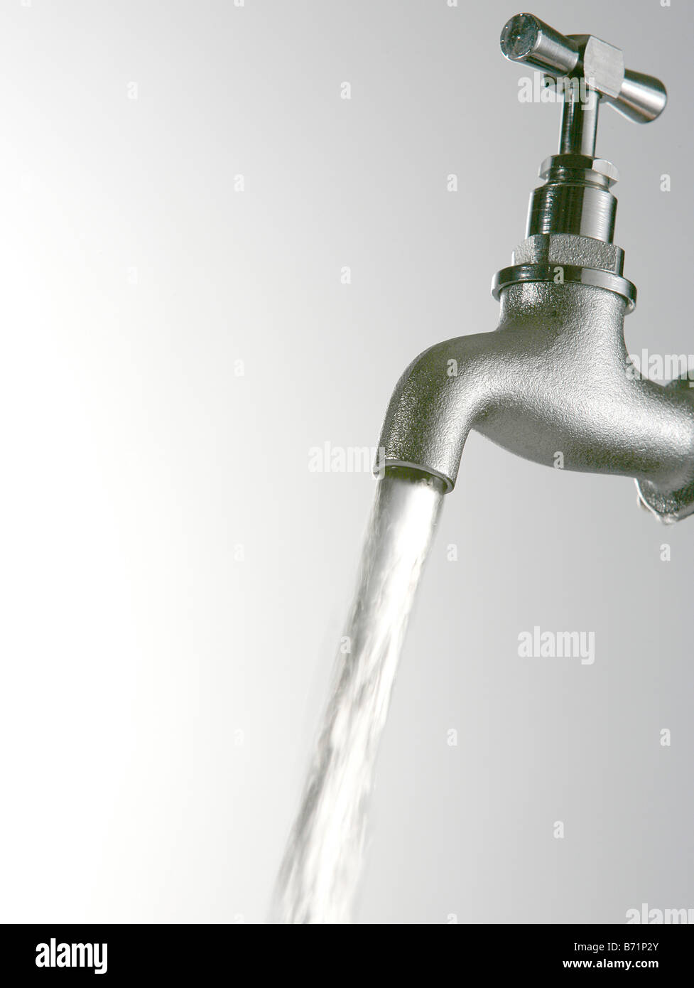 Water Tab Flowing Stock Photo Alamy