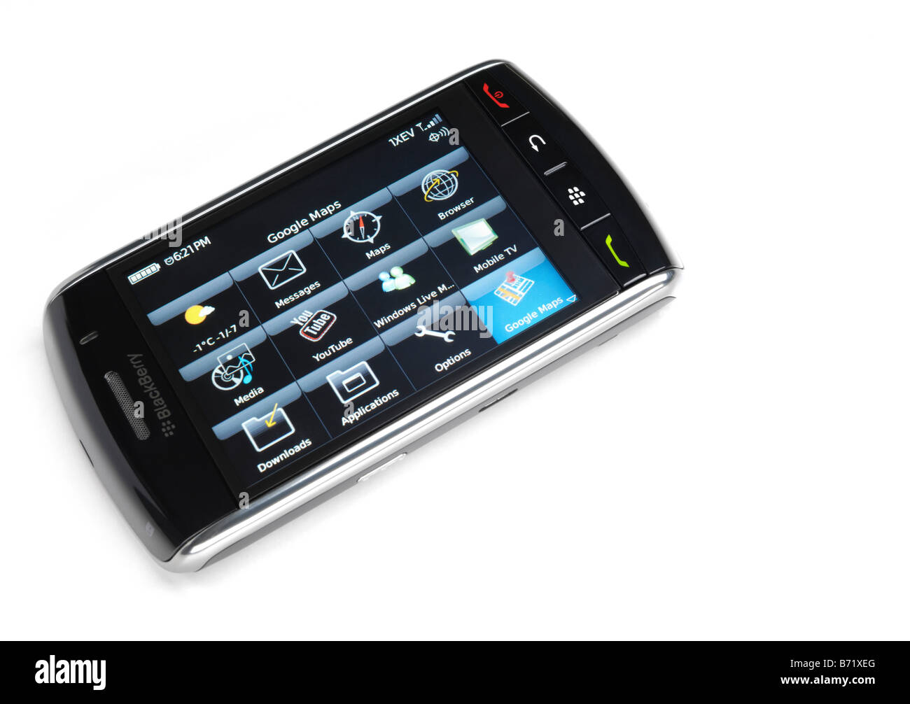 BlackBerry Storm touch screen smartphone Stock Photo