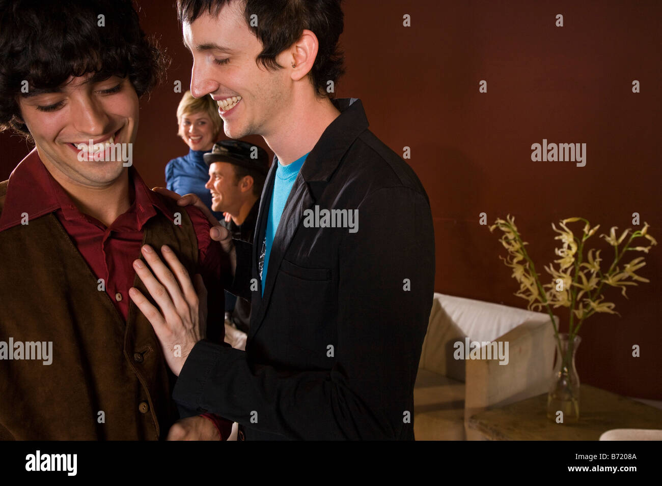 Close up male gay couple hi-res stock photography and images - Alamy