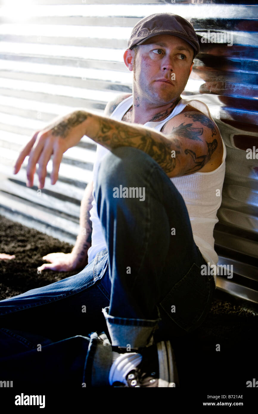 Full Body Tattoo Young Man High Resolution Stock Photography and Images ...