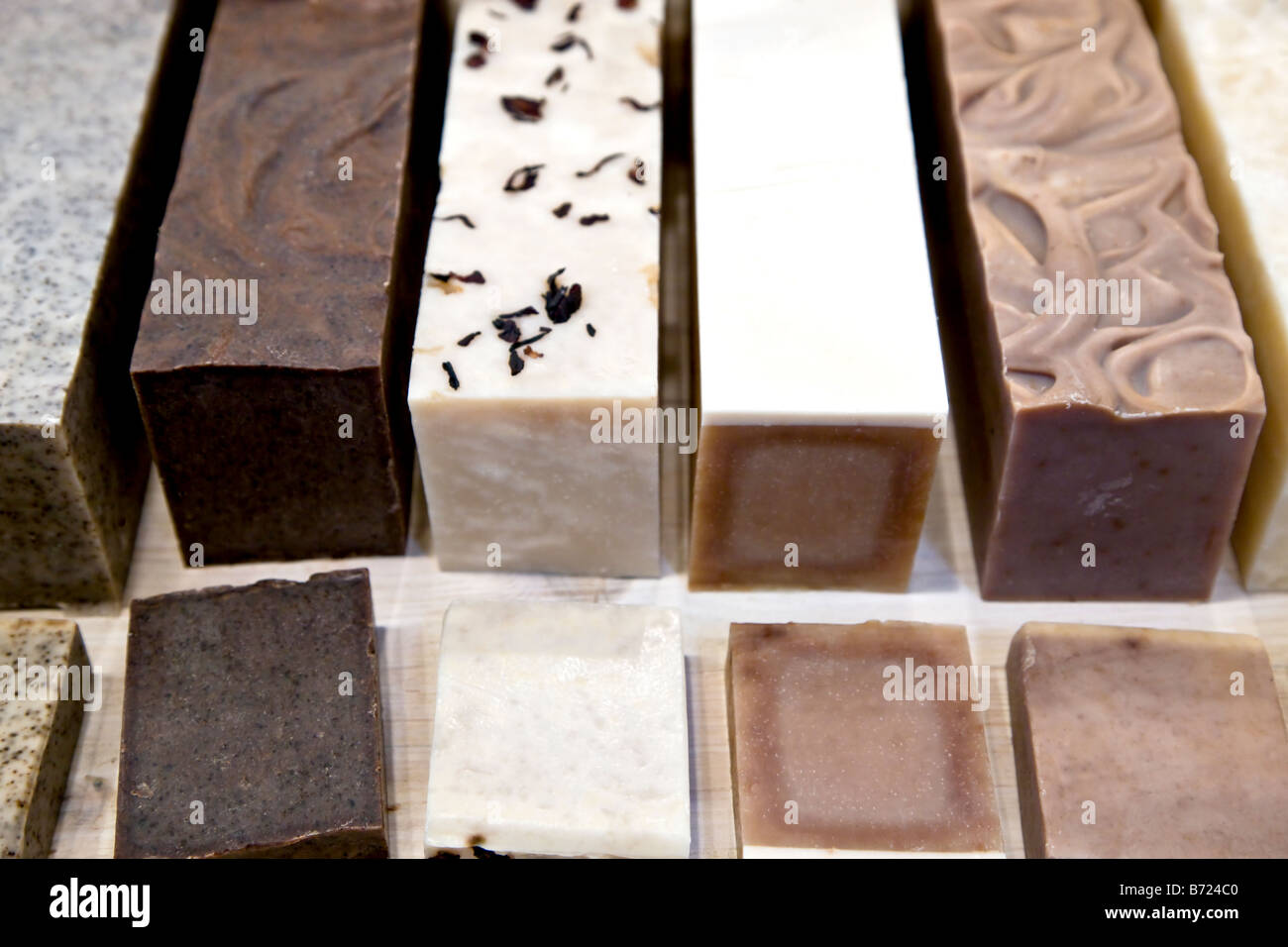 Scented Soap pieces Stock Photo