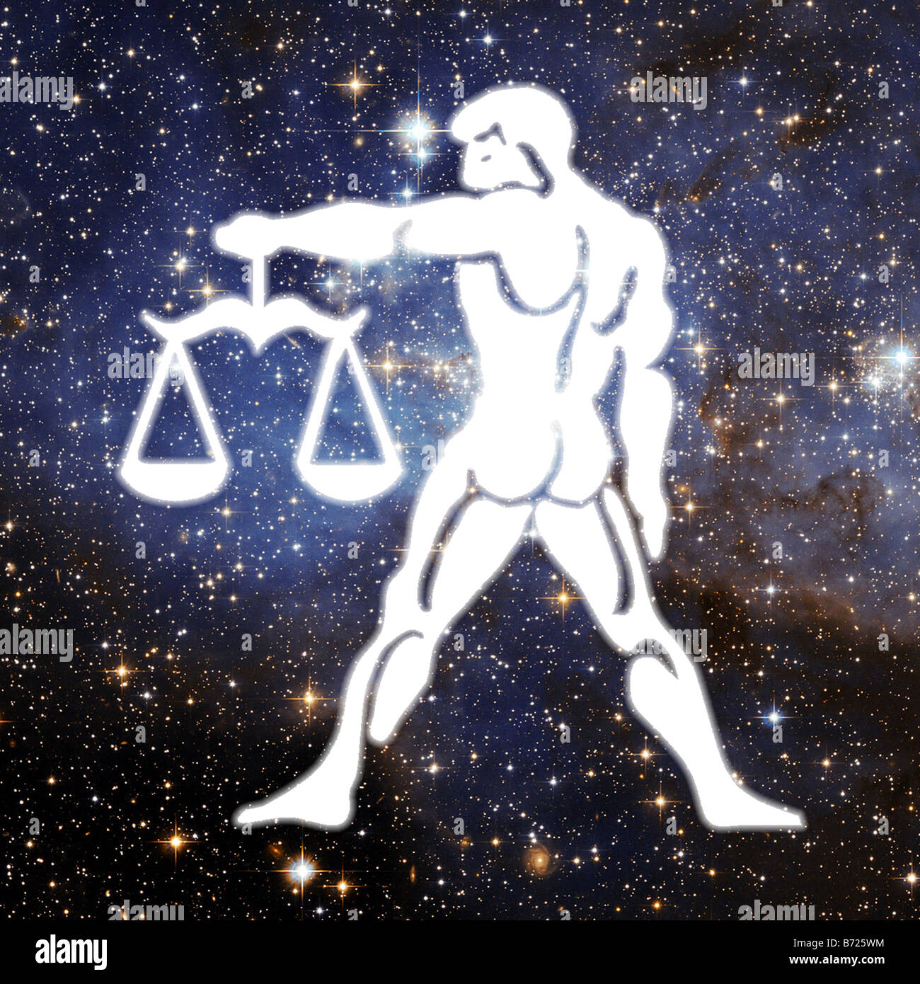 Libra Astrological Astrology Horoscope Birth Sign Stock Photo Alamy