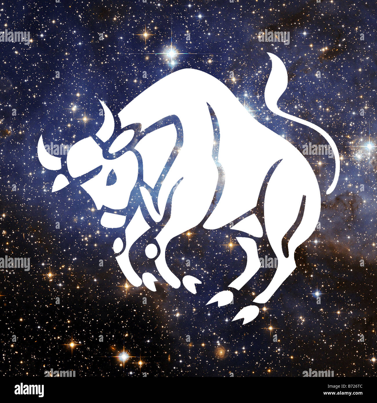 Taurus Astrological Astrology Horoscope Birth Sign Stock Photo - Alamy