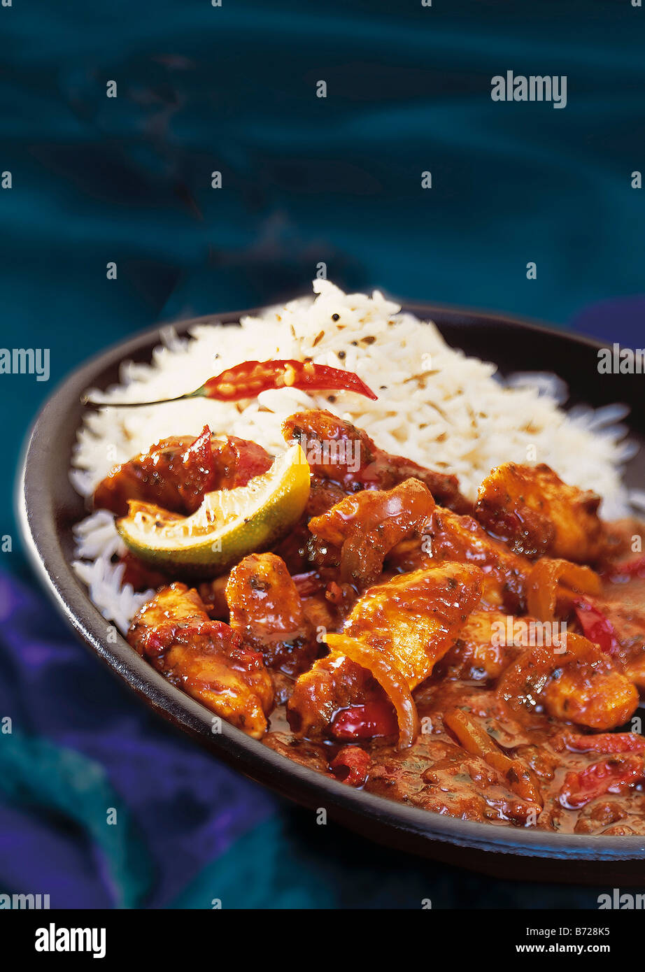 curry and basmati rice Stock Photo Alamy