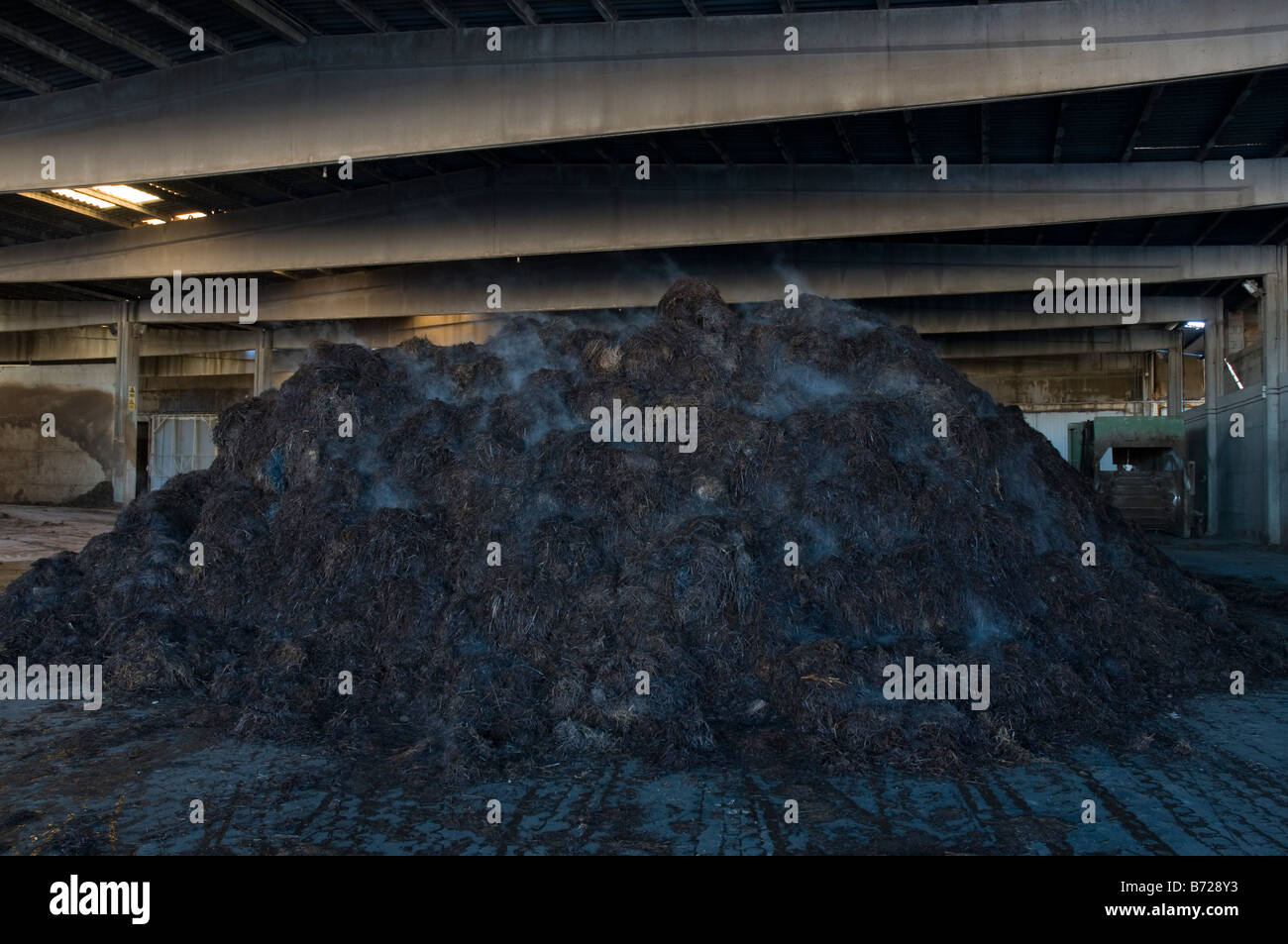 Mushroom compost pile hi-res stock photography and images - Alamy
