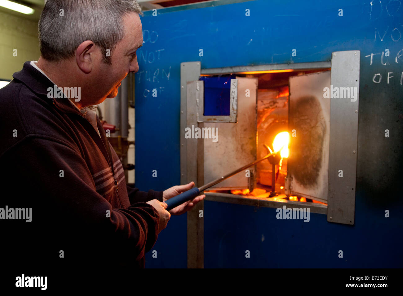 Waterford Crystal, Glass Making factory, Ireland Stock Photo Alamy