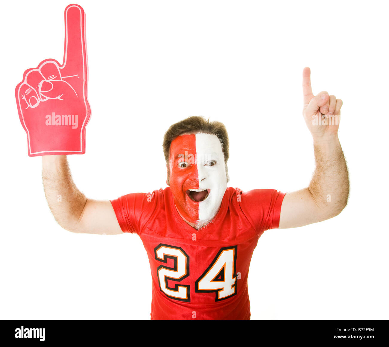 Number 1 One Sports Fan Foam Hand With Raising Forefinger Stock  Illustration - Download Image Now - iStock