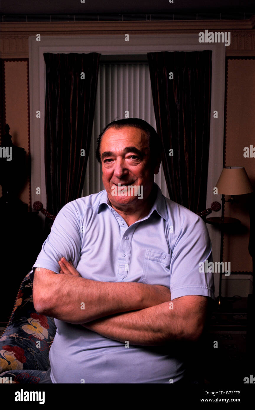 Robert Maxwell, media mogul, and owner of Mirror Group Newspapers, in