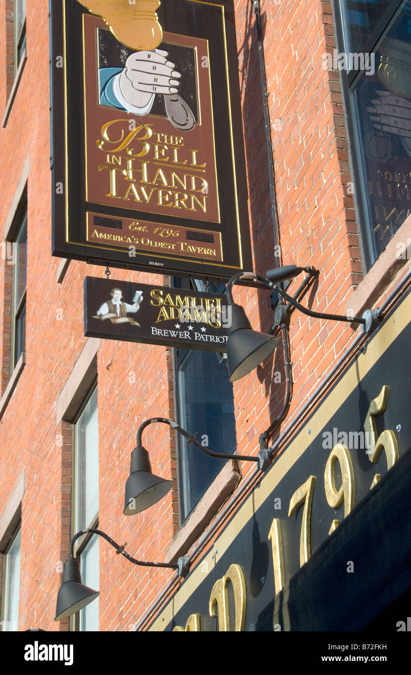 The Bell in Hand Tavern, Boston, Massachusetts Stock Photo Alamy
