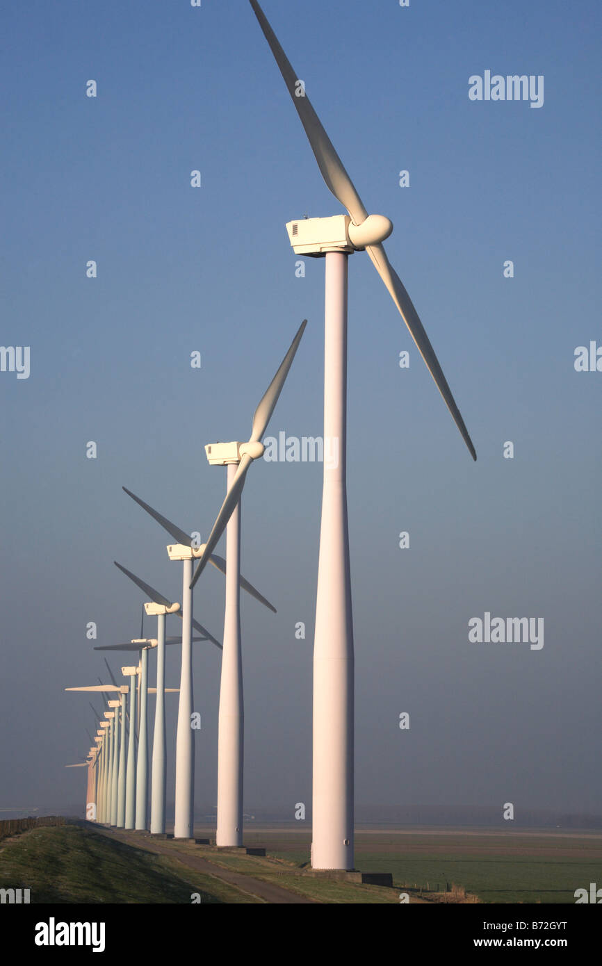 wind turbine eco ecological power green electricity electric generate ...