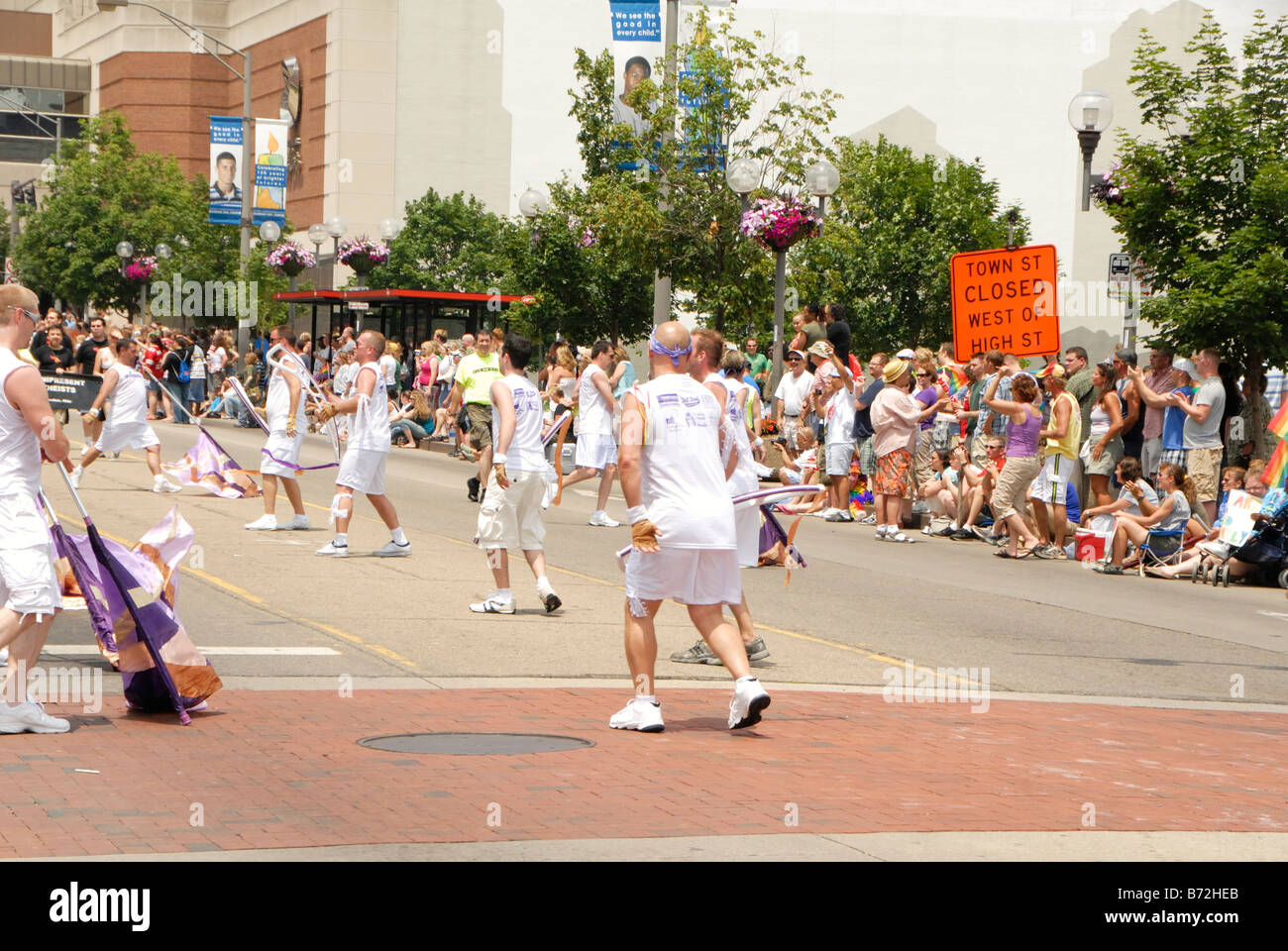 Gay Pride Parade Columbus Ohio 2008 Stock Photo Alamy
