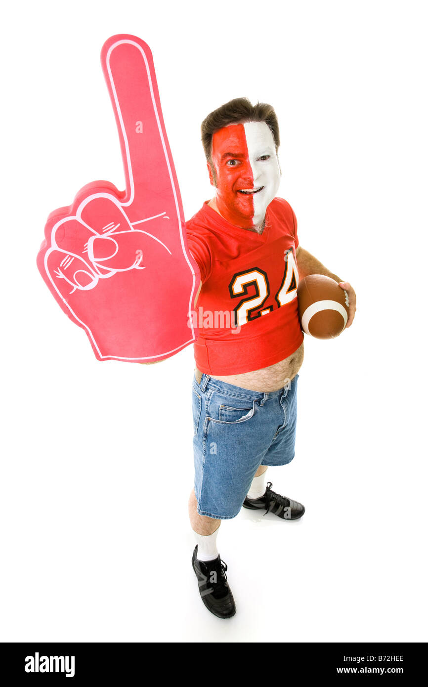 Number 1 One Sports Fan Foam Hand With Raising Forefinger Stock  Illustration - Download Image Now - iStock