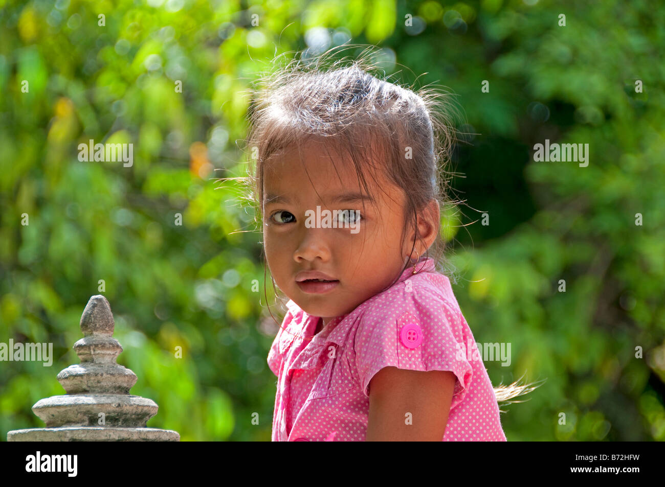 Young girl, Phnom Penh, Cambodia Stock Photo