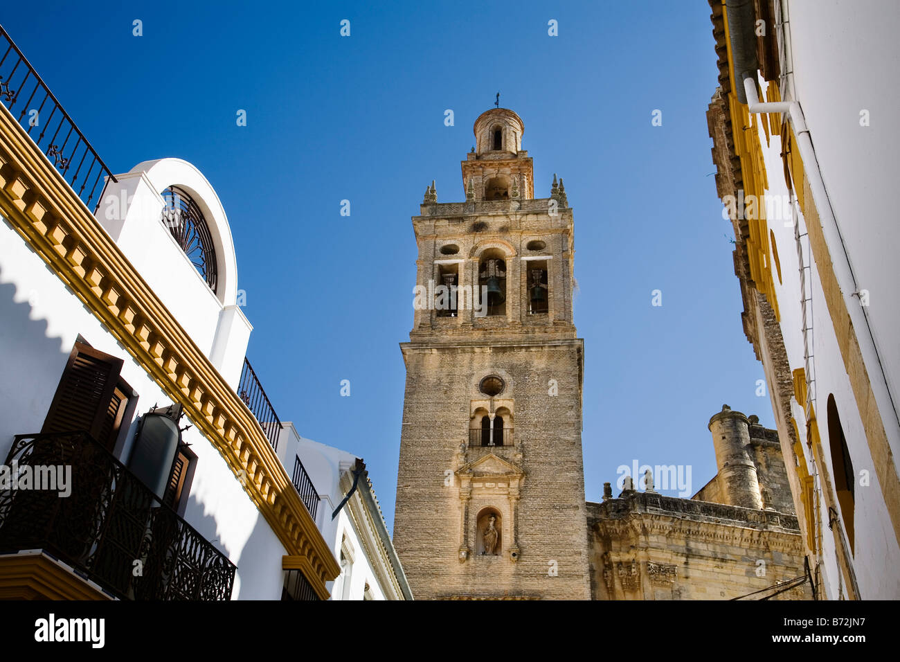 san miguel Church in moron de la frontera sevilla andalusia spain Stock Photo