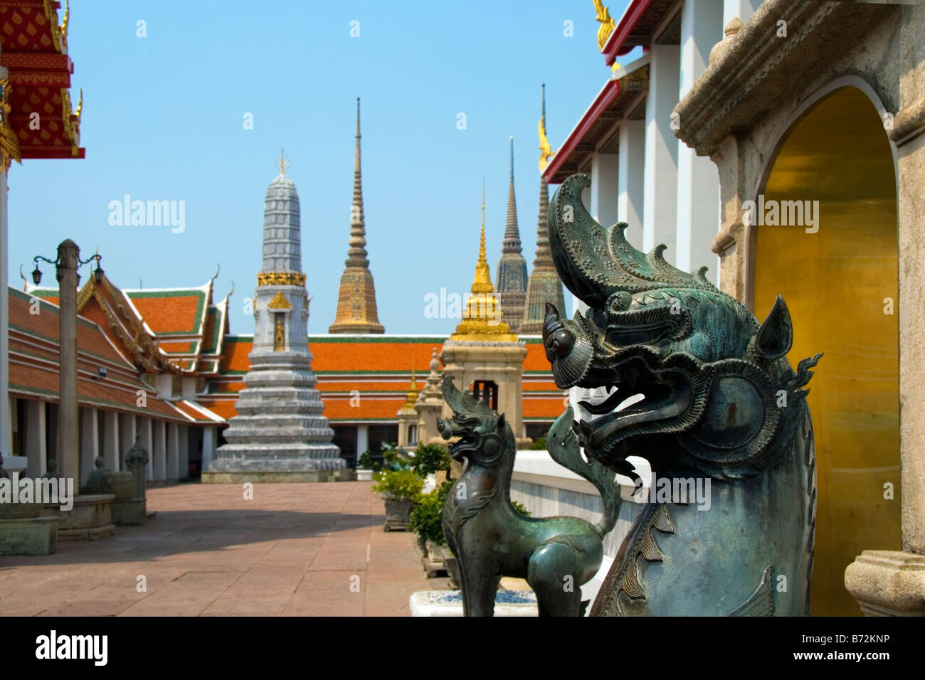Wat Po, Bangkok, Thailand Stock Photo