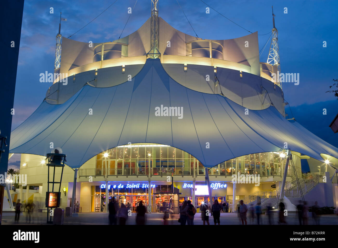 The Cirque du Soleil theatre in Orlando Florida Stock Photo