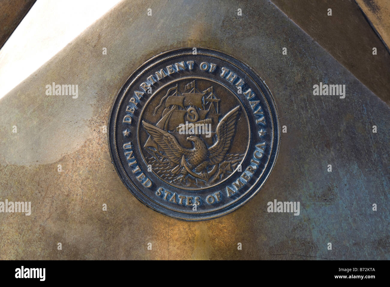 US Navy emblem Stock Photo