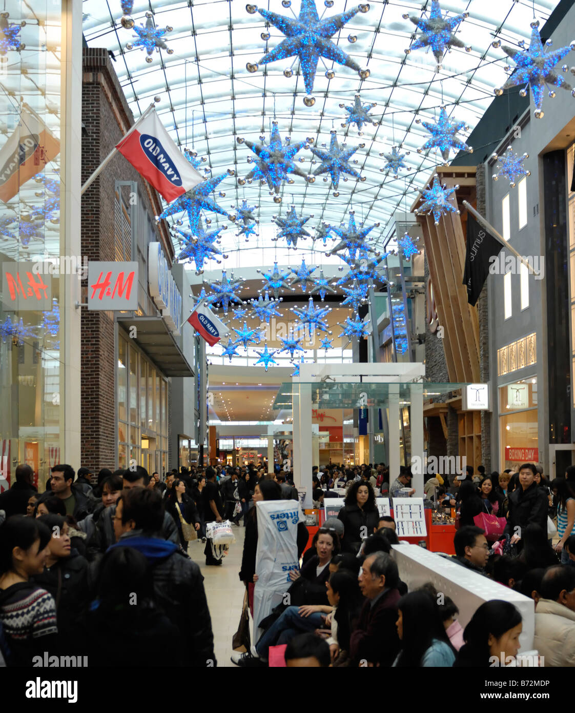 Yorkdale Shopping Centre on Boxing Day Stock Photo