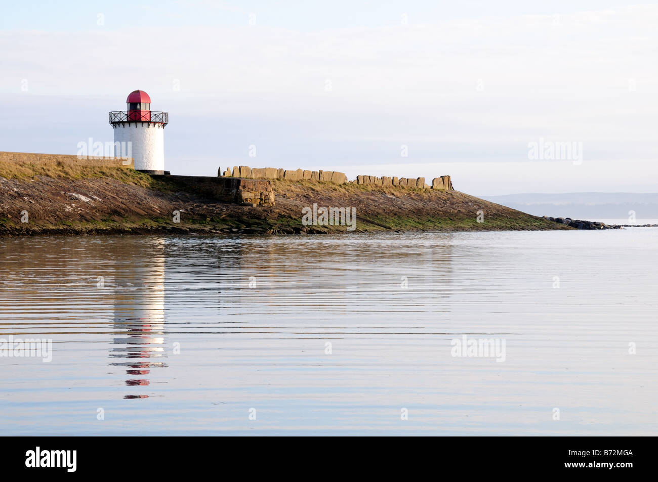 Burry Port Lighthouse Carmarthenshire Wales Stock Photo Alamy
