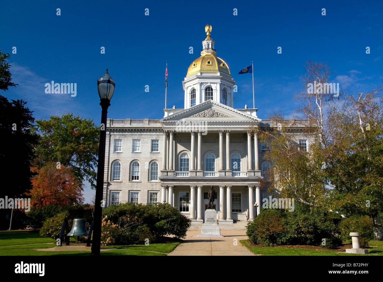 The New Hampshire State House is the state capitol building located in