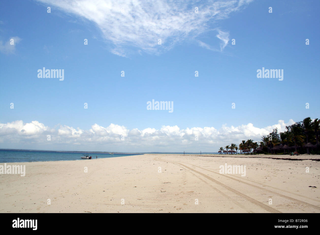 Stunning White Sand Beach, Matemo Island, Quirimbas Archipelago, Mozambique Stock Photo