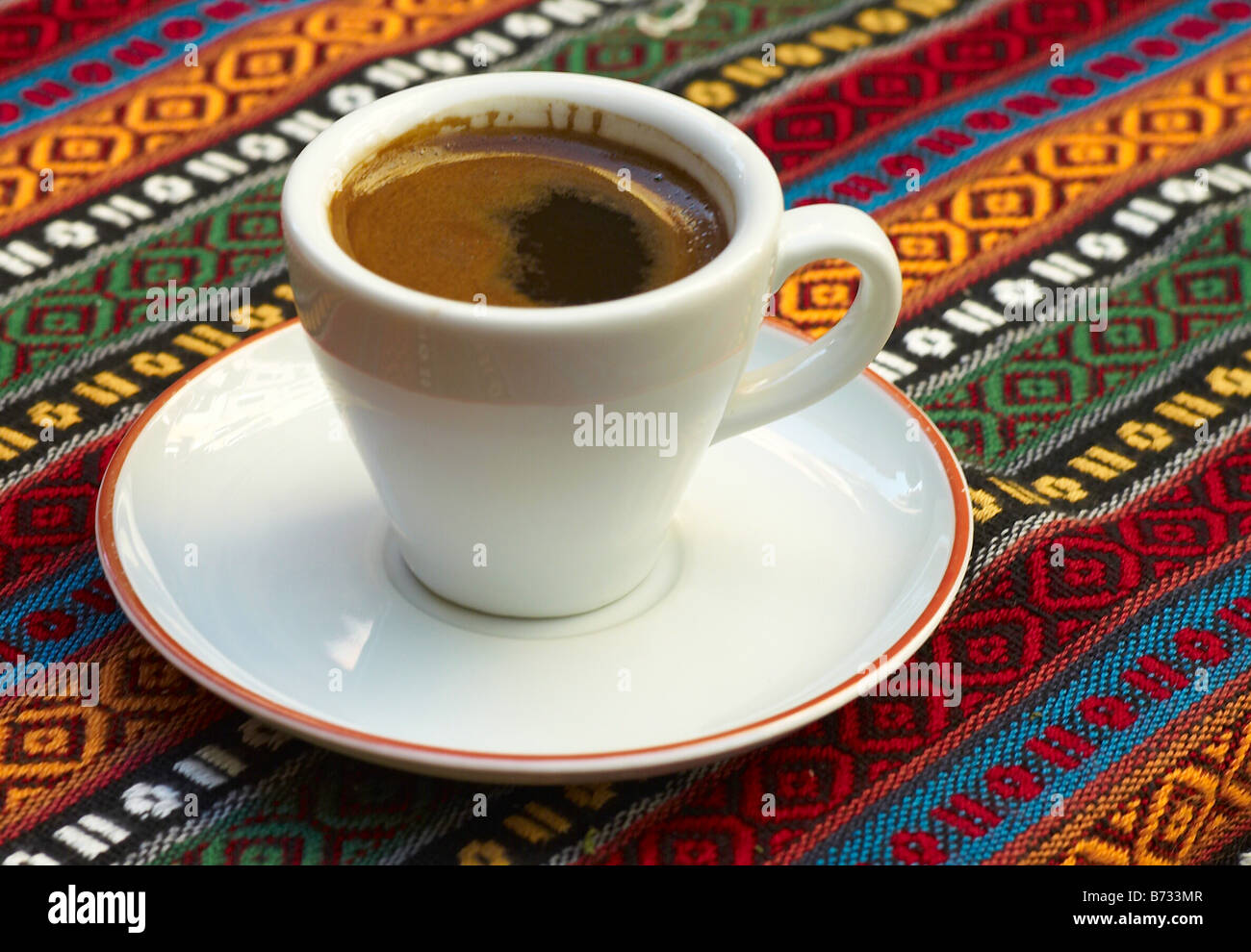 A cup of Turkish coffee in Istanbul Turkey Stock Photo Alamy
