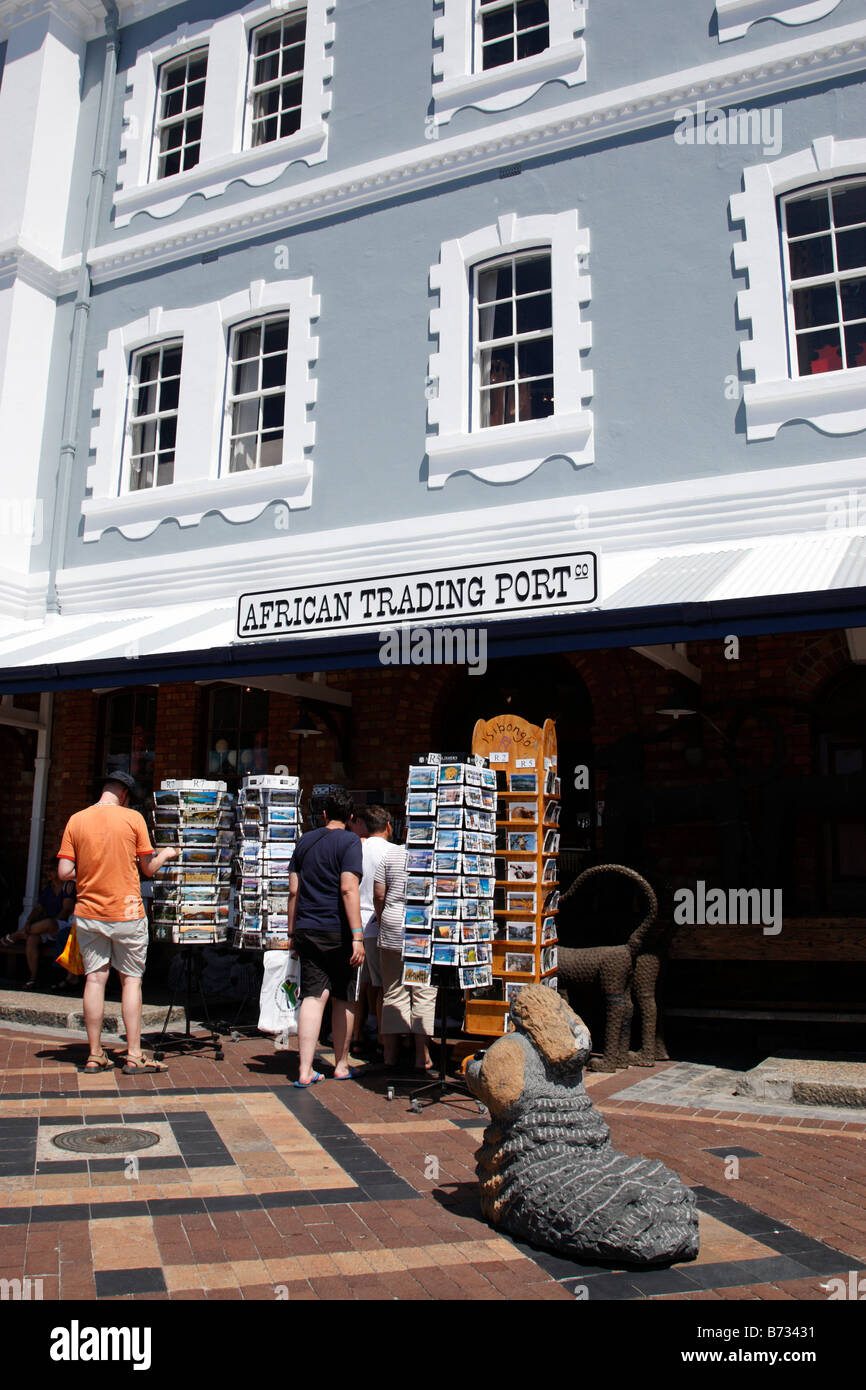 exterior of the african trading post on the v&a waterfront a popular ...