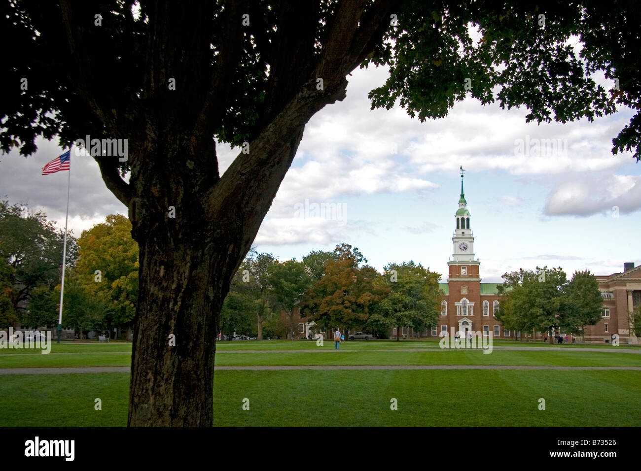 Baker Memorial Library on the campus of Dartmouth College located in Hanover New Hampshire USA Stock Photo