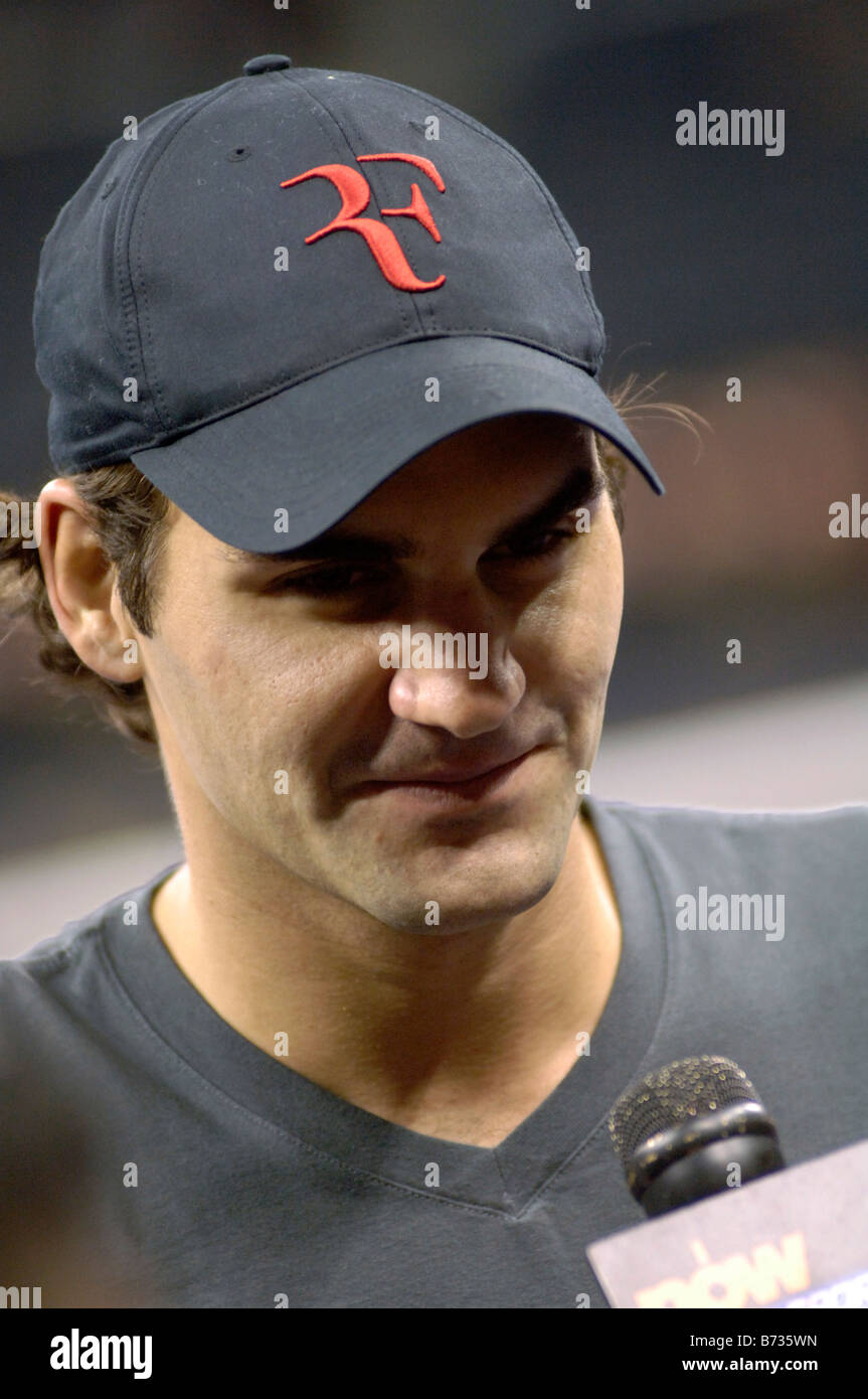 Roger Federer, The Macao Tennis Showdown 2008 Stock Photo Alamy