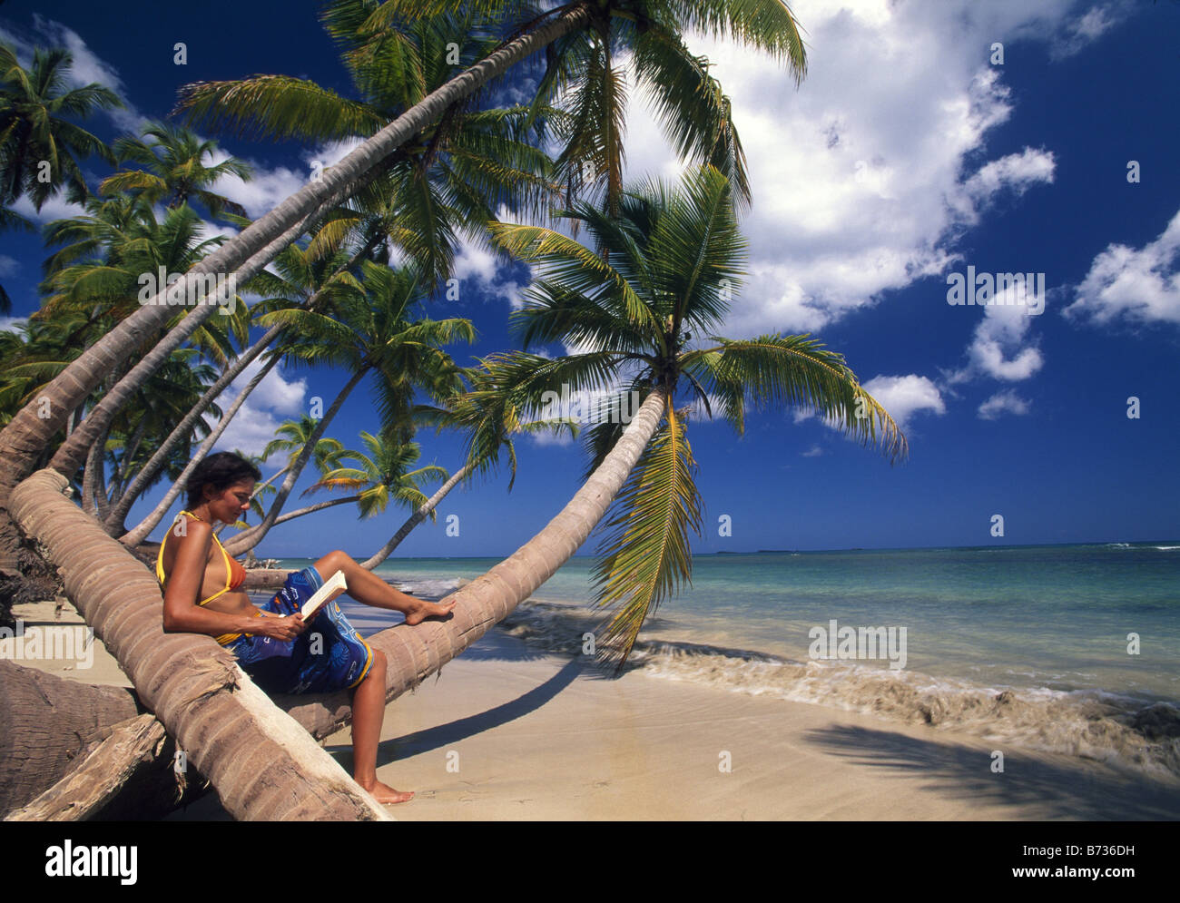 Las Terrenas Dominican Republic Caribbean Stock Photo Alamy