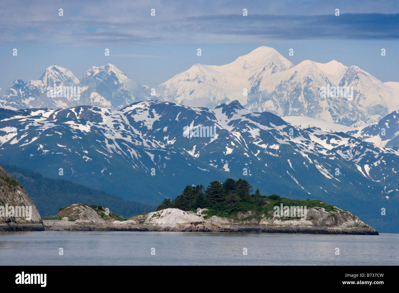 Marble Islands & Fairweather Range Glacier Bay National Park, Alaska Stock Photo Alamy