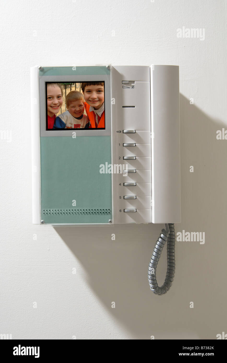 intercom equipment Stock Photo