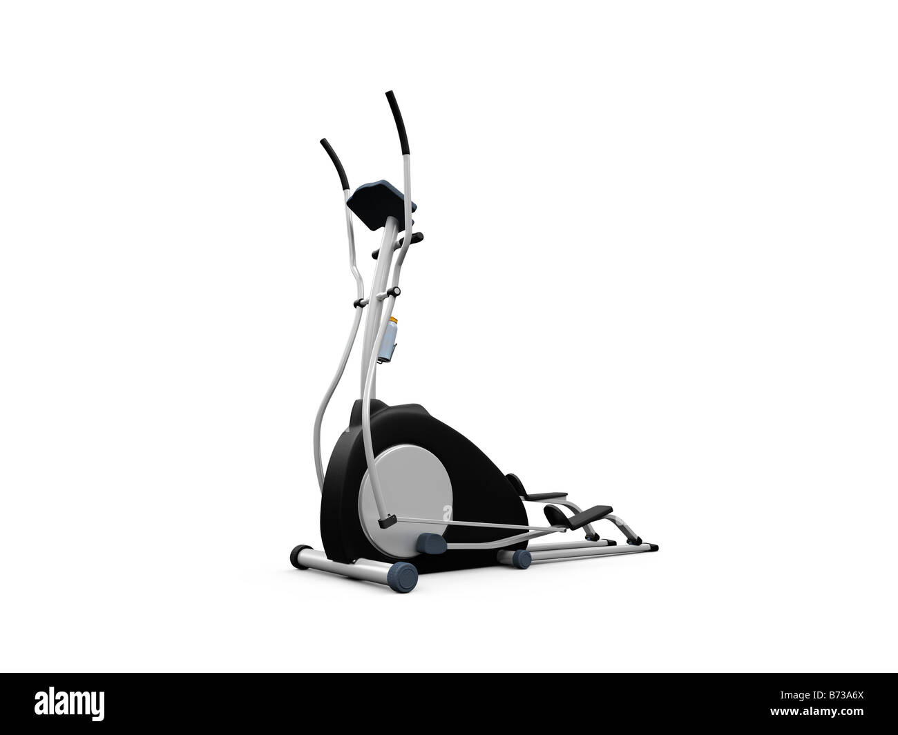 elliptical machine on a white background Stock Photo Alamy