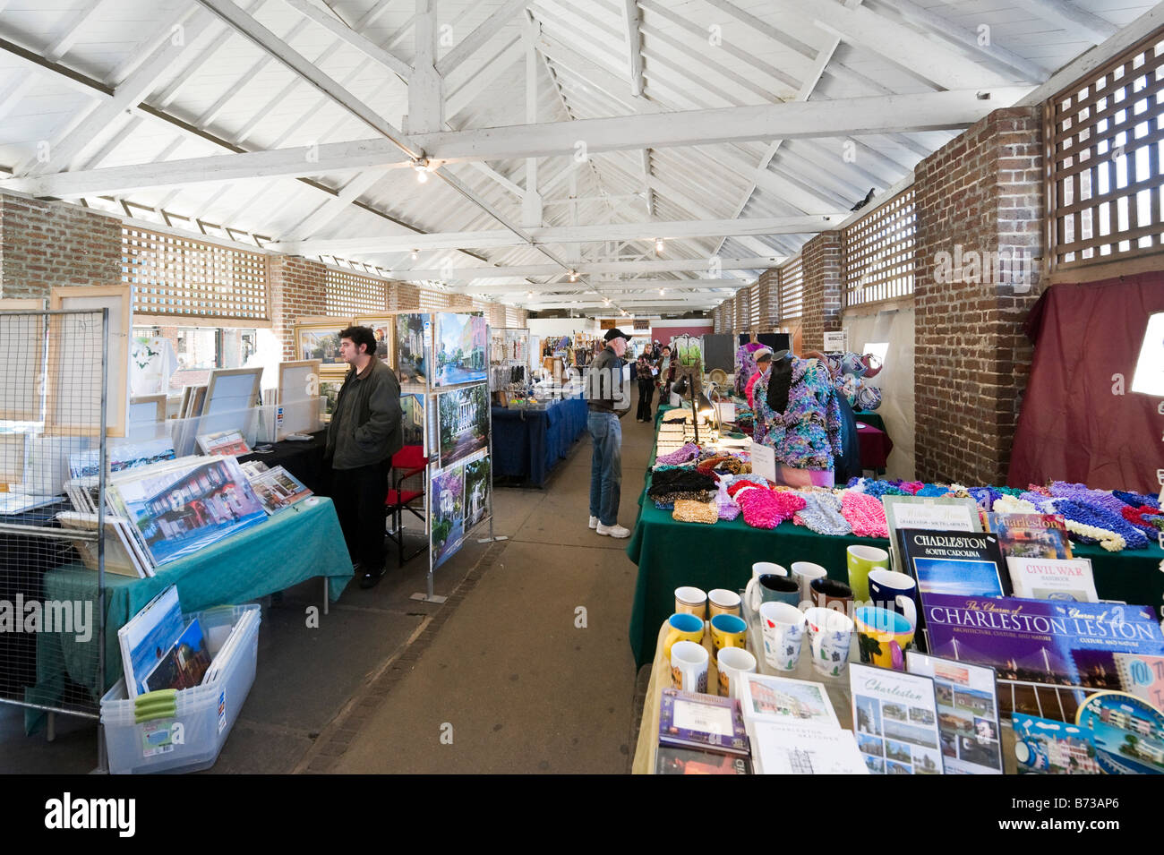 Charleston City Market in the historic district, Charleston, South