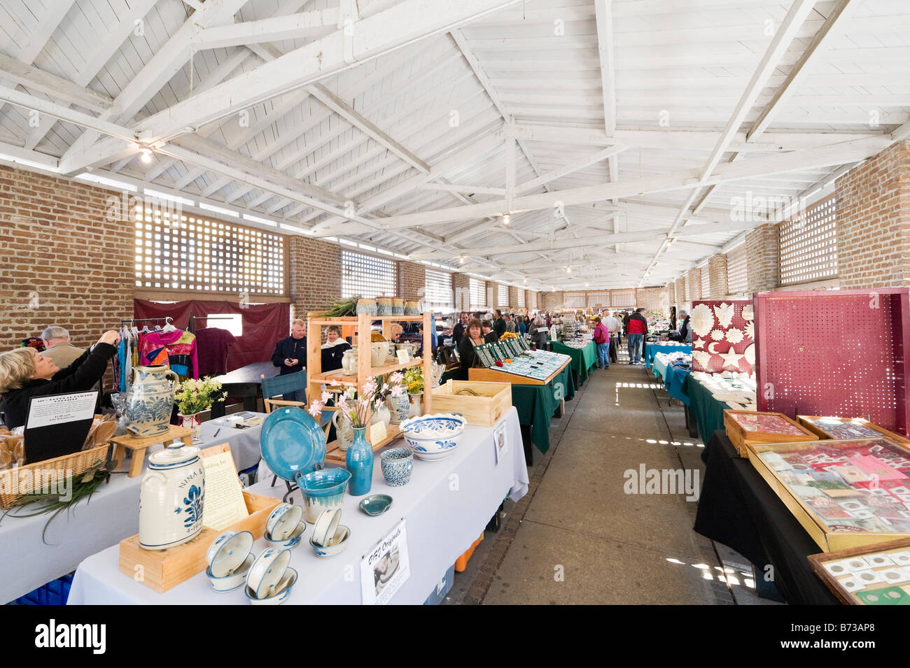 Charleston City Market in the historic district, Charleston, South