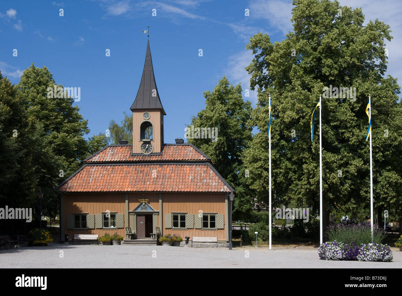 Town hall, Sigtuna, Sweden Stock Photo