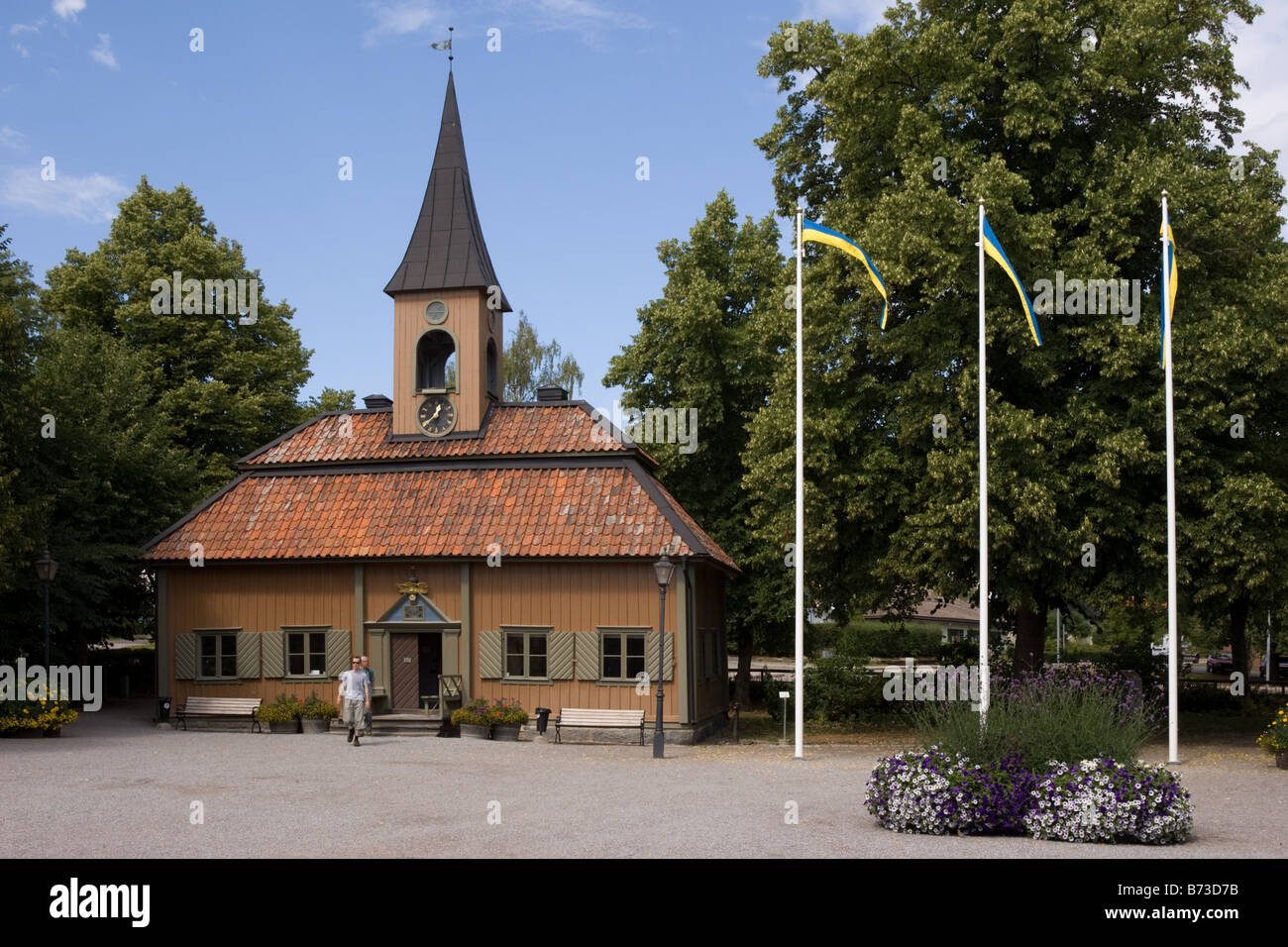 Town hall, Sigtuna, Sweden Stock Photo