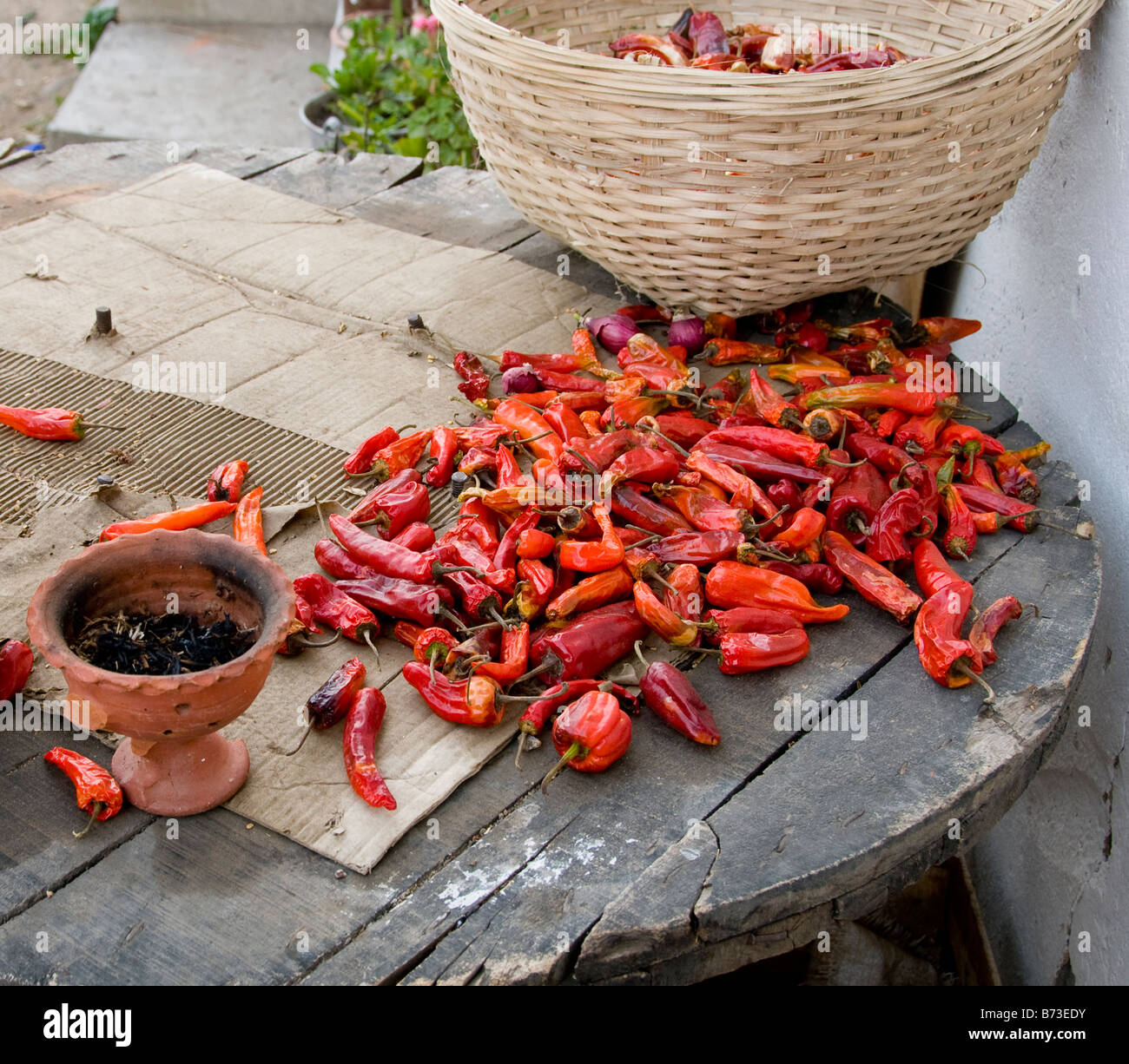 Dry chillies hi-res stock photography and images - Alamy