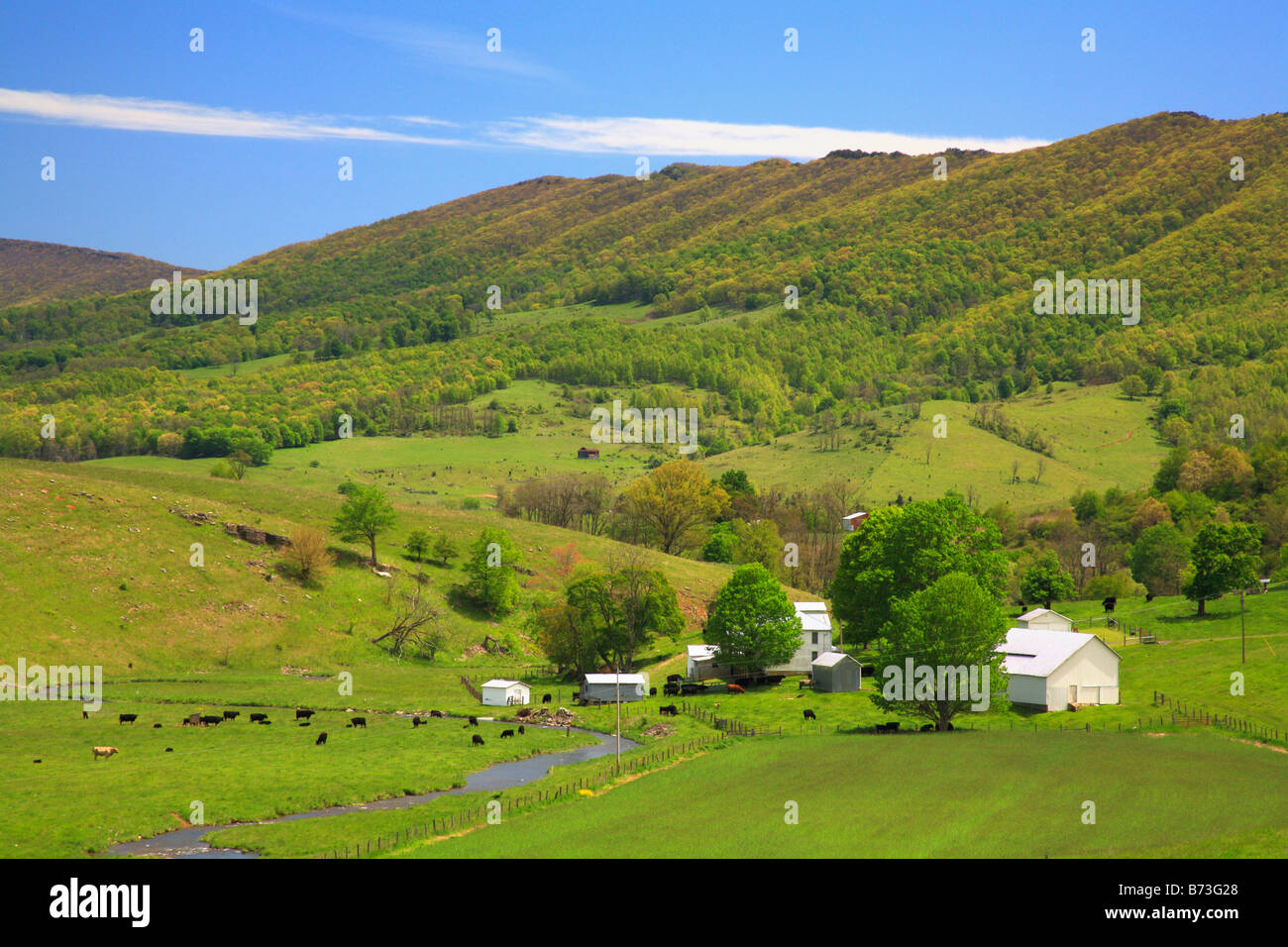 Farm, Western Highland County, Virginia, USA Stock Photo Alamy
