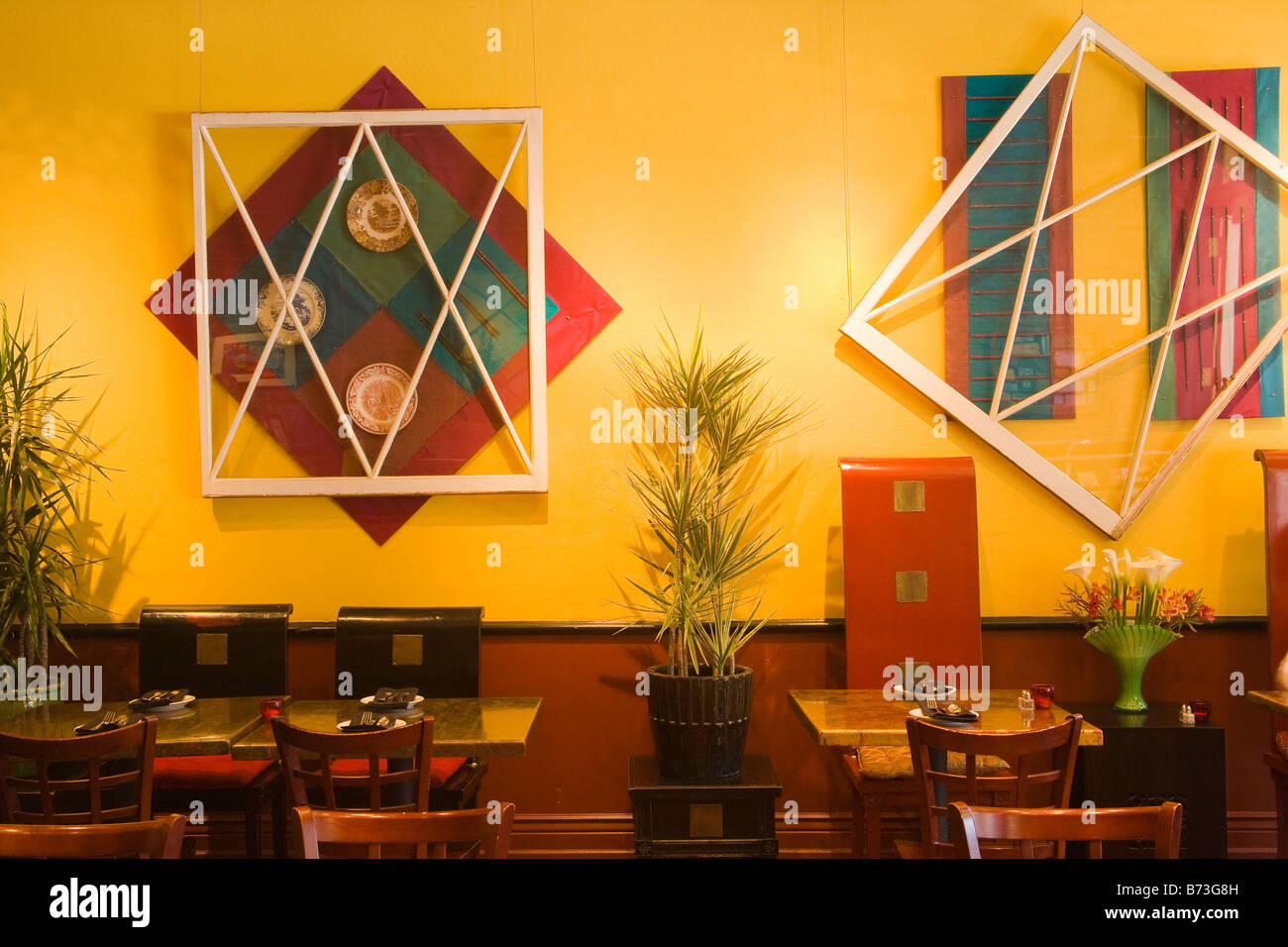 interior of Novo Restaurant San Luis Obispo California United States Stock Photo