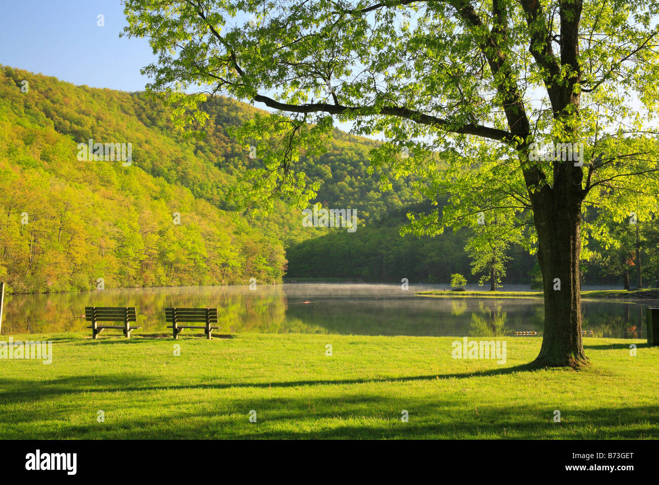 Sherando Lake, Washington National Forest, Virginia, USA Stock Photo Alamy