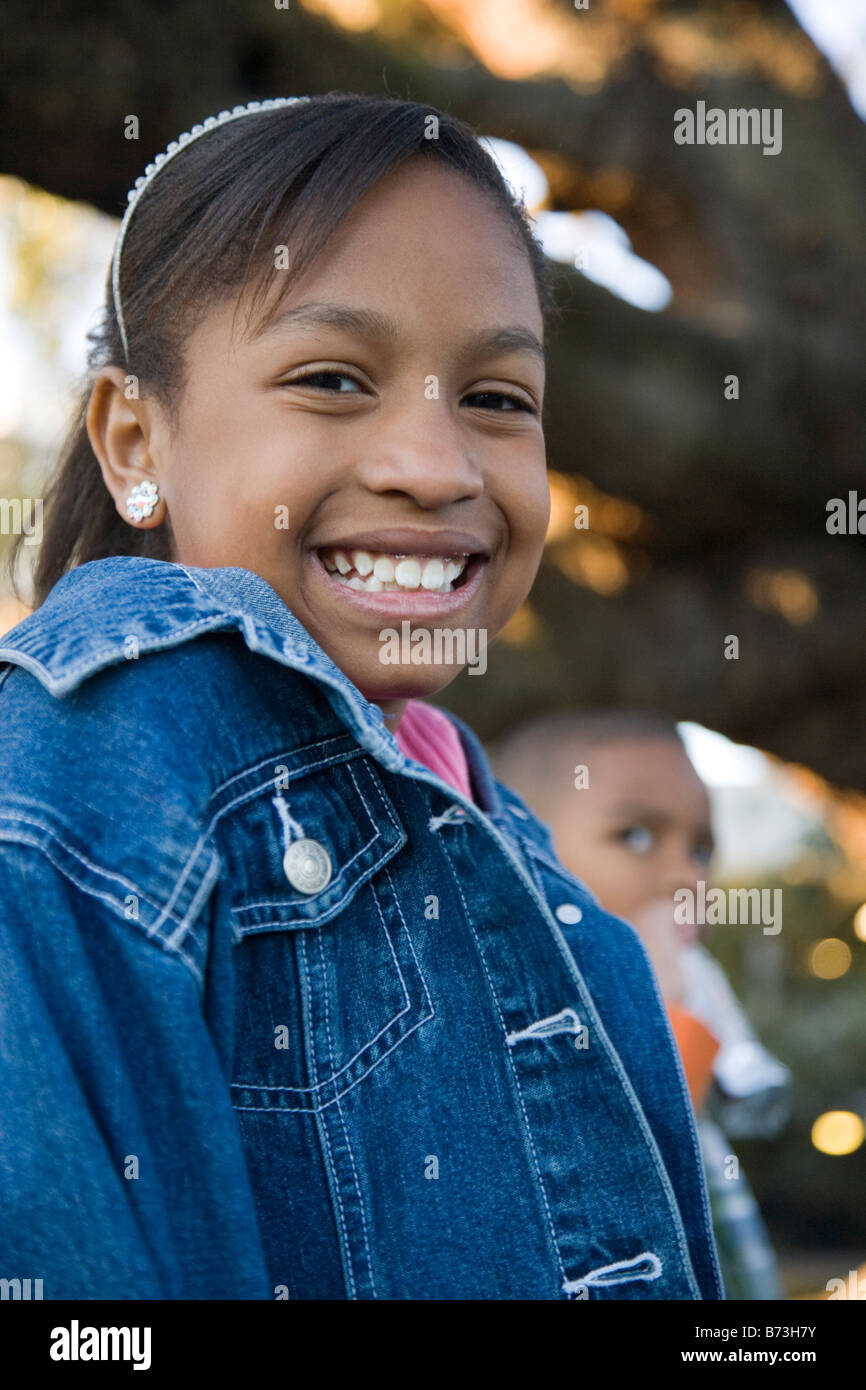 African girl smiling hi-res stock photography and images - Alamy