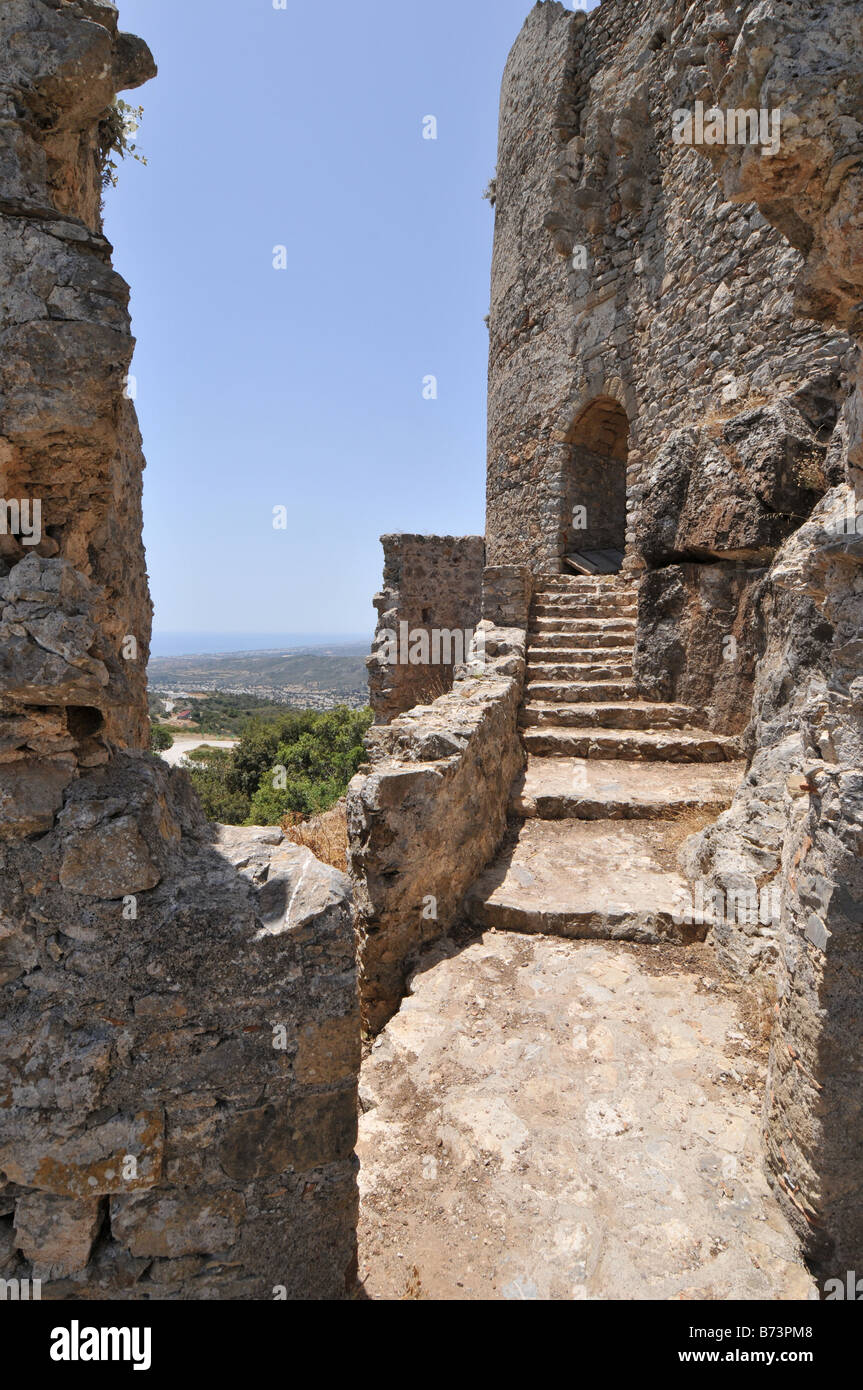 fortress at Asklipios Stock Photo