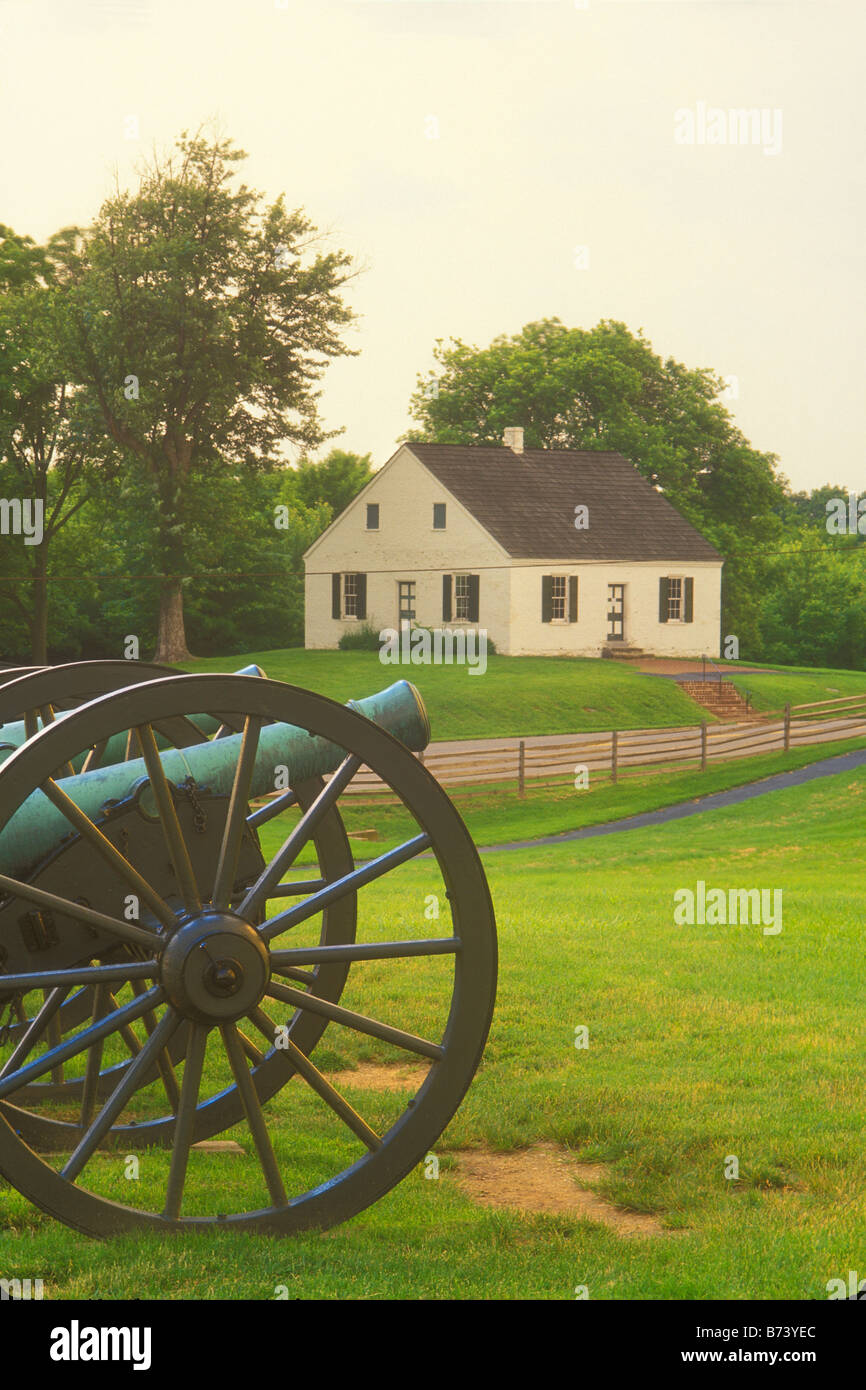 Cannons And Dunker Church, Antietam National Battlefield, Sharpsburg