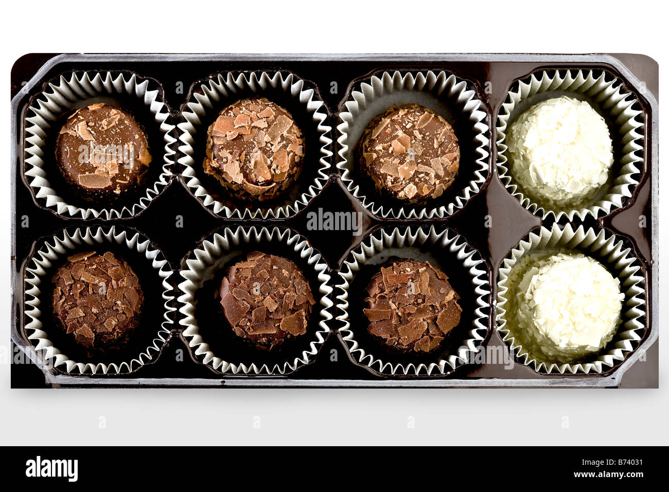 Chocolate with truffle filling Stock Photo Alamy